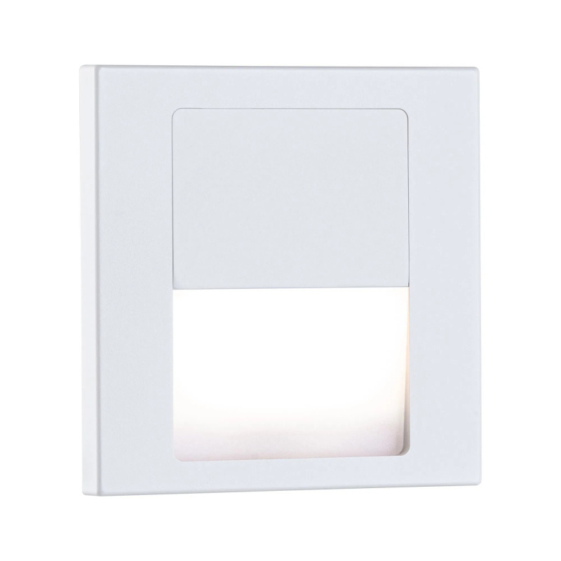 Paulmann LED vestavné svítidlo do zdi TSARO FOLLOWER hranaté 80x36mm 1W 230V Barva: Bílá