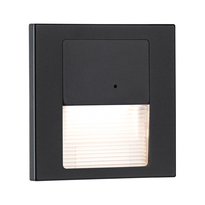 Paulmann LED vestavné svítidlo do zdi TSARO LEADER hranaté 80x36mm 1W 230V Barva: Černá
