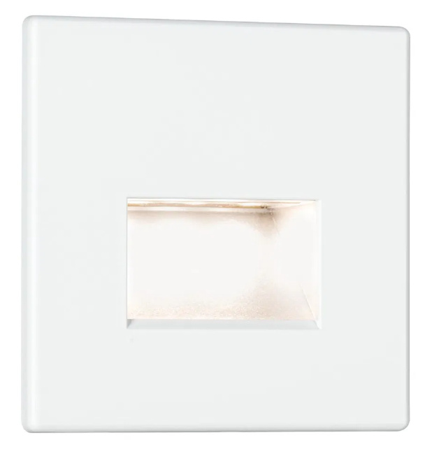 Paulmann LED zápustné svítidlo EDGE Quadro, 8x8cm, 1,2W, 230V, 2700K Barva: Matná bílá