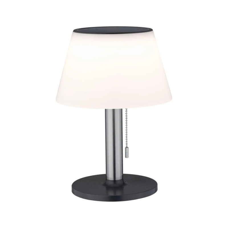 Paulmann Solární LED lampa Lillesol IP44 3000K 45lm, nerez/bílá, pr. 20 x 28 cm