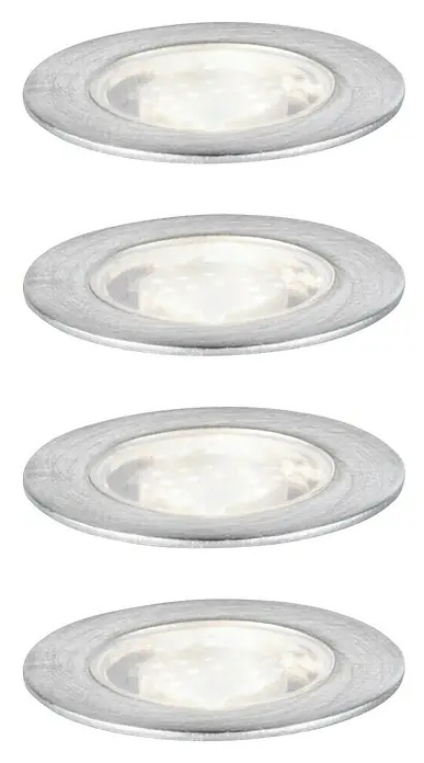 Sada vestavných LED svítidel do podlahy Paulmann Link & Light / 4x 0,5 W Varianta: ivi1