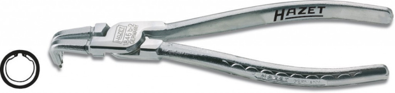 Vnitřní zahnuté kleště na pojistné kroužky 310 mm (1846B-4) - HA006885