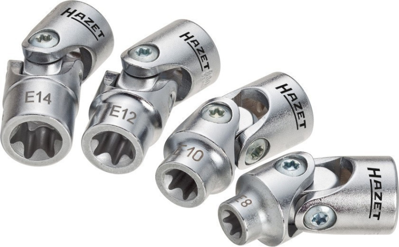 Sada vnitřních nástrčných kloubových klíčů 3/8" TORX® HAZET 880G-E/4 - HA040520