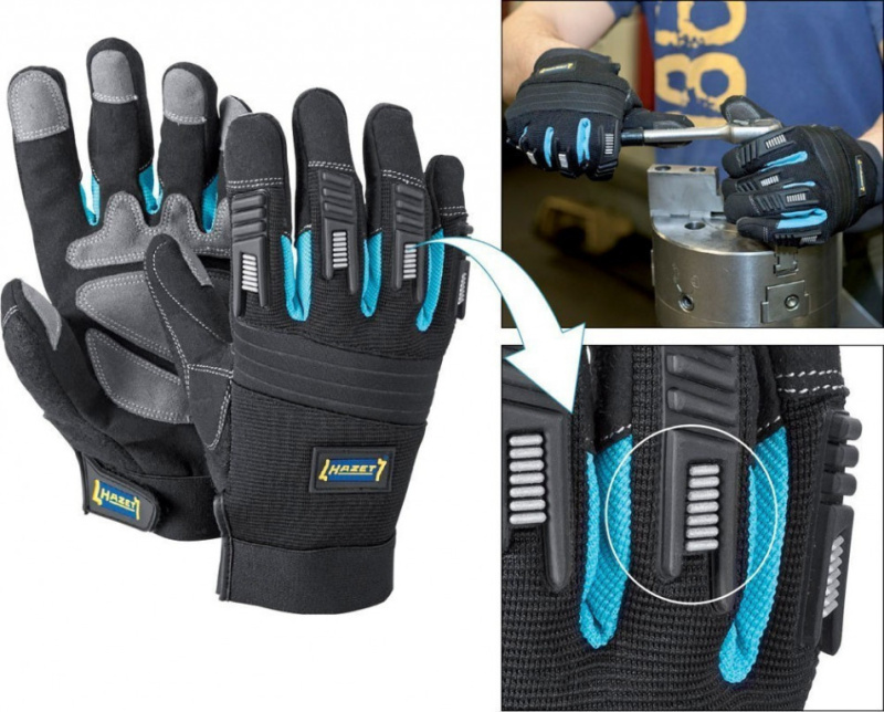 Rukavice pro mechaniky HAZET - HA181735 (1987-5L)