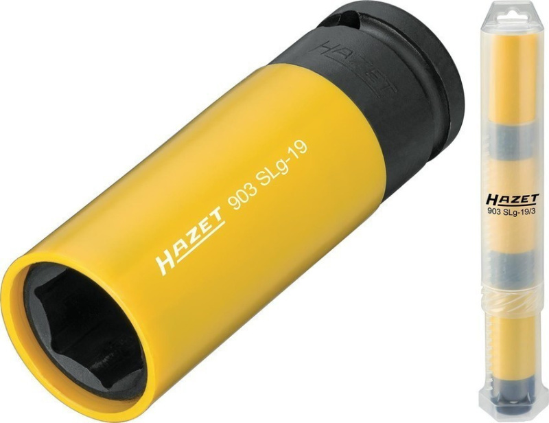 Kované vnitřní nástrčné klíče hluboké 1/2" šestihranné 19 mm - 3 ks 903SLg-19/3 HAZET - HA191734