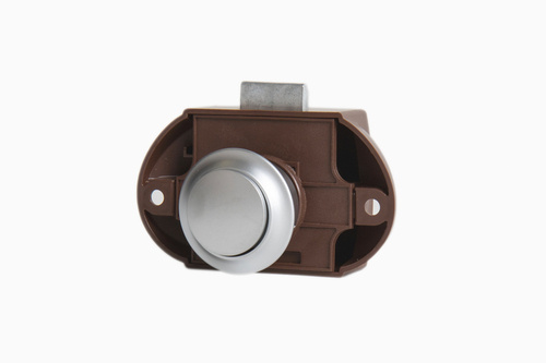 REIMO Kompletní nábytkový zámek Push Lock Barva: Matný chrom