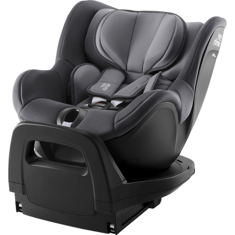 Autosedačka BRITAX RÖMER Dualfix Pro Midnight Grey 40–105 cm s otočnou základnou