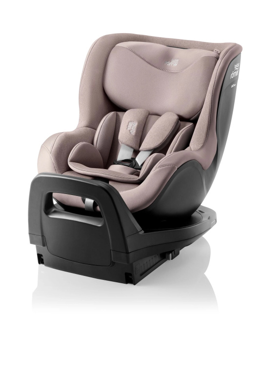 Autosedačka BRITAX RÖMER Dualfix Pro M Style Dusty Rose – otočná 360°, i-Size 61–105 cm