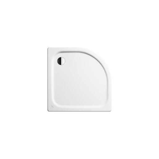 Kaldewei Zirkon sprchová vanička čtvrtkruhová 90x90 cm smaltovaná ocel alpská bílá 456900010001 KW6041
