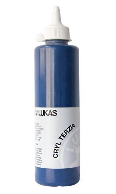 Akrylová barva LUKAS "Cryl Terzia" 500 ml - pruská modř