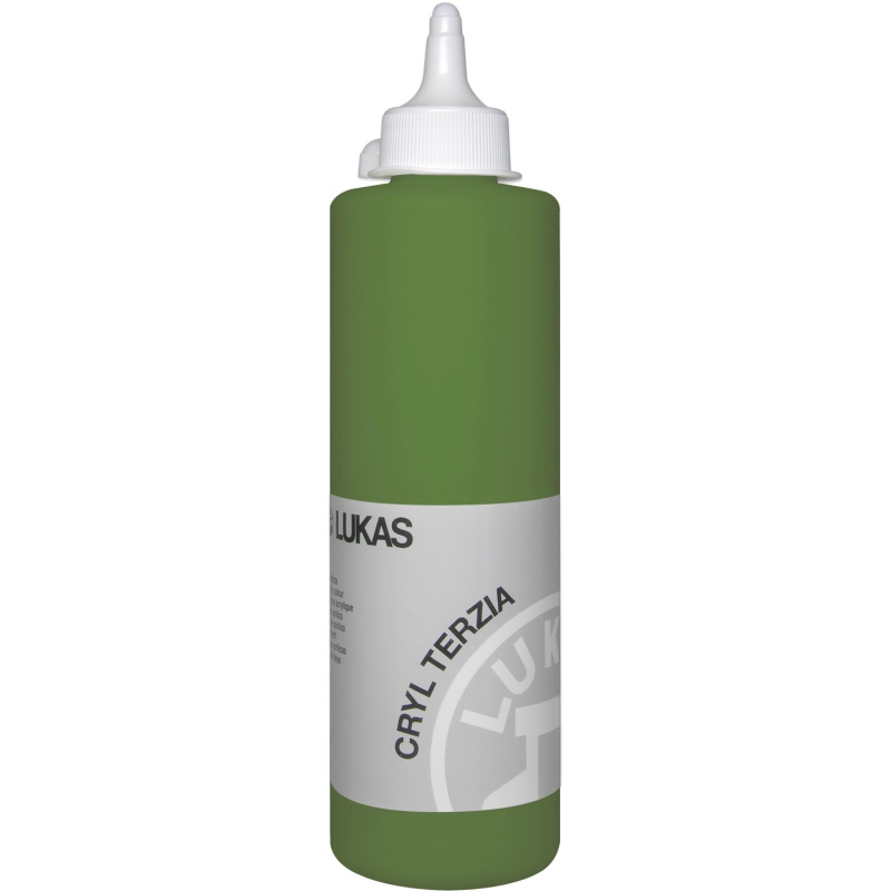 Akrylová barva LUKAS "Cryl Terzia" 500 ml - zeleň listová
