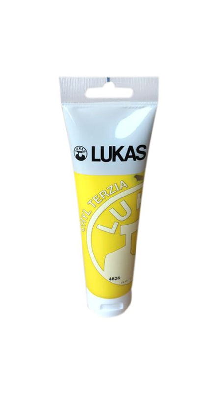 Akrylová barva LUKAS "Cryl Terzia" 125 ml - kadmium žluté světlé