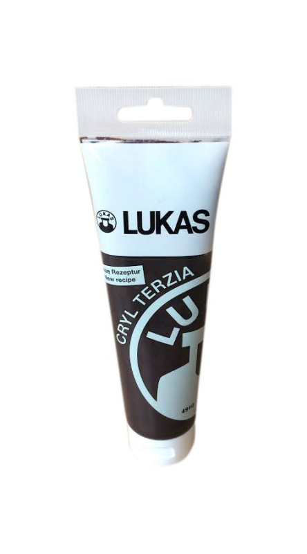 Akrylová barva LUKAS "Cryl Terzia" 125 ml - umbra