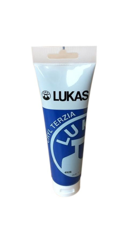 Akrylová barva LUKAS "Cryl Terzia" 125 ml - kobaltová modř