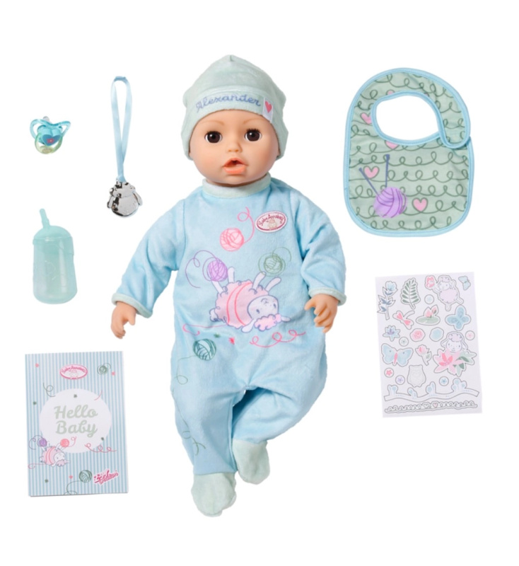 Baby Annabell Interaktivní Alexander, 43 cm