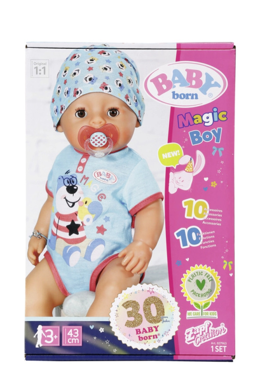 BABY born s kouzelným dudlíkem chlapeček 43 cm