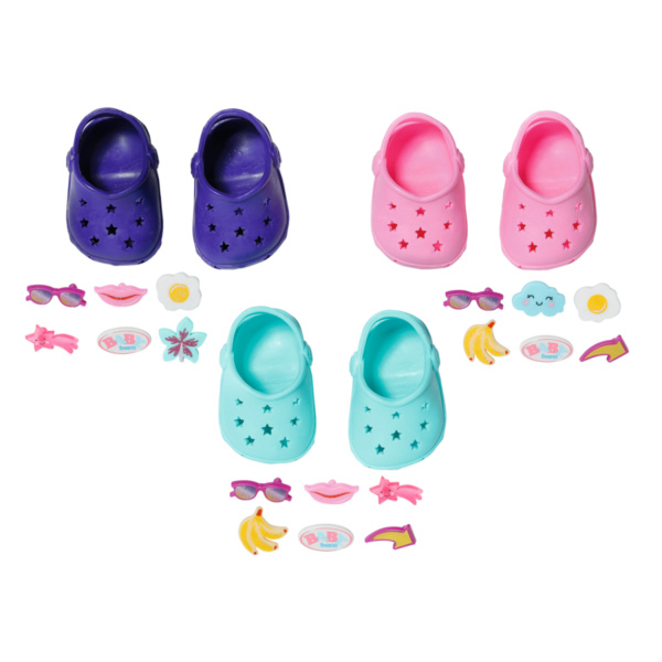 Zapf Creation BABY BORN Sandálky gumové 1 pár pro panenku miminko 3 druhy