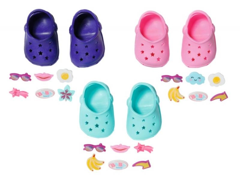 Zapf Creation BABY BORN Sandálky gumové 1 pár pro panenku miminko 3 druhy