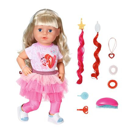 Zapf Creation Starší sestřička BABY born Play & Style, blondýnka, 43 cm