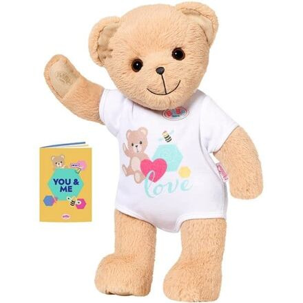 Zapf Baby Born Medvídek bílé oblečení