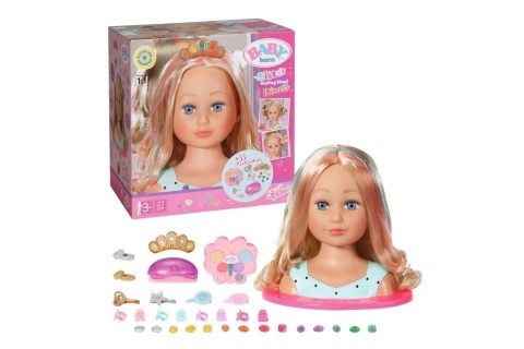 Zapf Creation BABY born Starší sestřička česací hlava a make-up