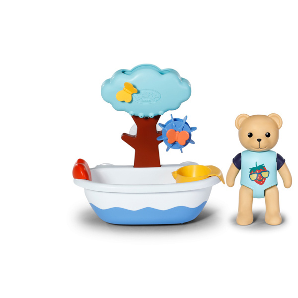 BABY born splish splash vanička s medvídkem