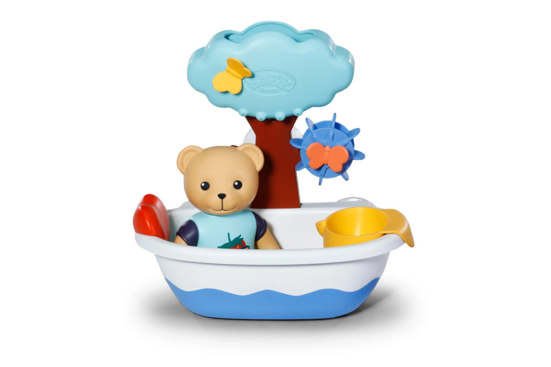 BABY born splish splash vanička s medvídkem