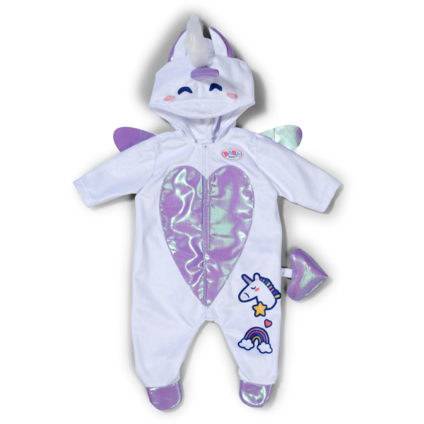 Baby Born Kostým Jednorožec fialový 43 cm