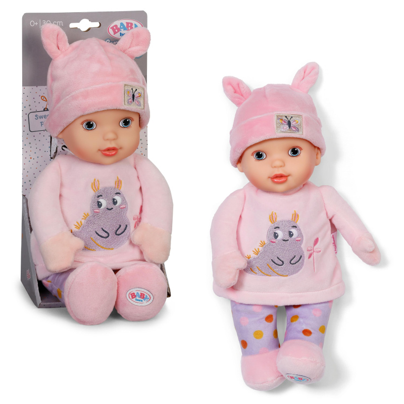 Látková panenka BABY born Sweetie růžová 30 cm