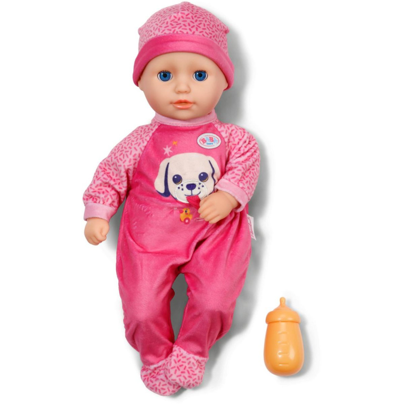 Panenka BABY born Anna tmavě růžová 36 cm