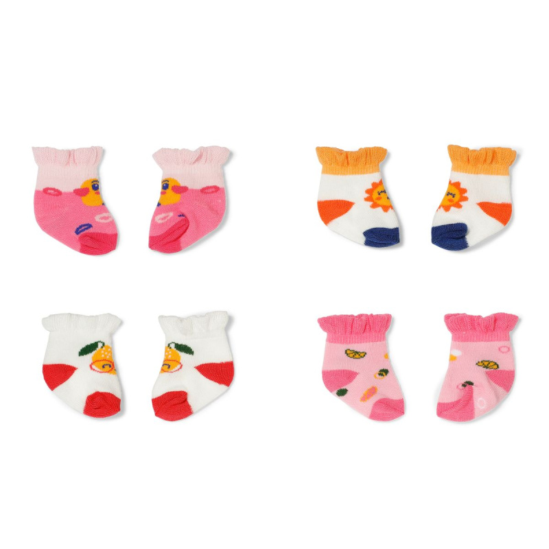 Baby Born Ponožky se vzory (2 páry) 2 druhy 43 cm