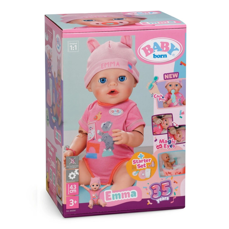 BABY born Emma s kouzelnou rukou, 43 cm
