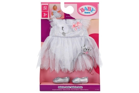 BABY born šatičky balerína pro panenku 43 cm