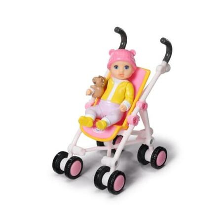 Zapf BABY born Minis Sada s kočárkem a panenkou
