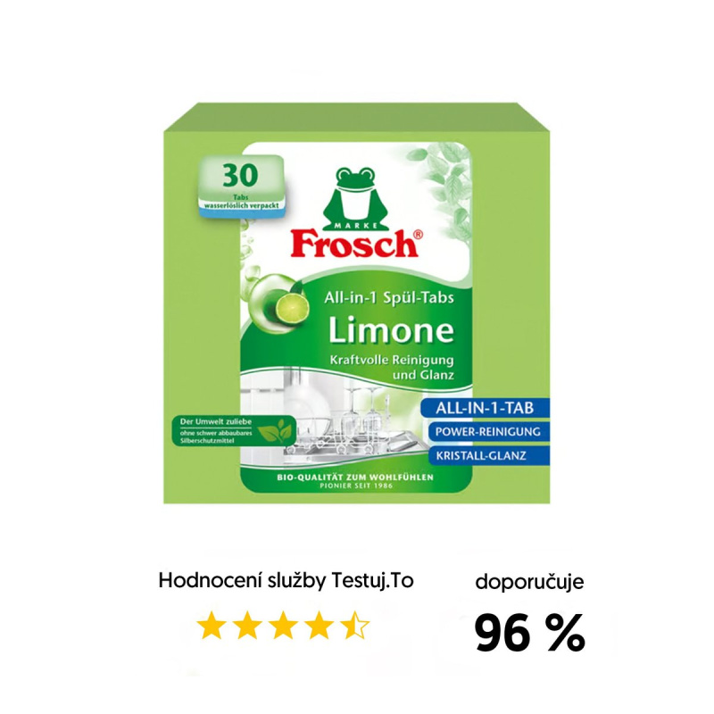 Frosch EKO Tablety do myčky citron
