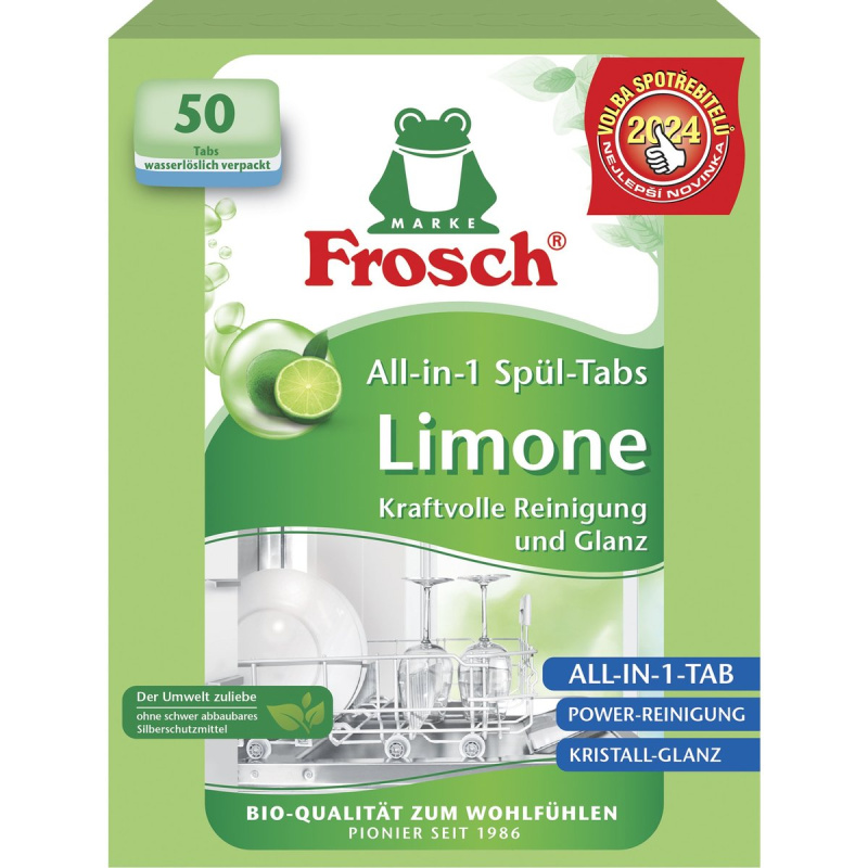 Frosch EKO All-in-one tablety do myčky citron