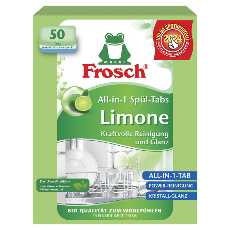 Frosch - tablety do myčky - 50 tablet