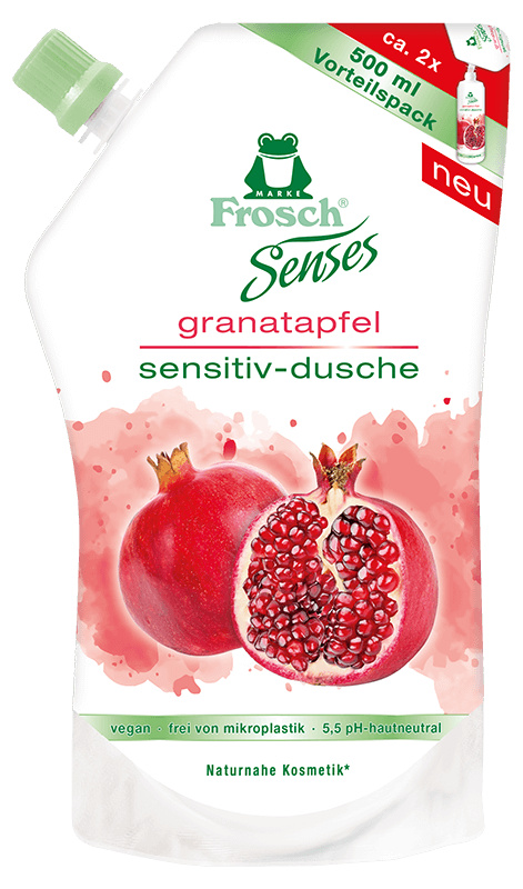Frosch EKO Senses Sprchový gel Granátové jablko - náhradní náplň 500 ml