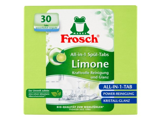 Frosch EKO Tablety do myčky vše v 1 Citron, 30 ks