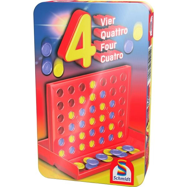 Schmidt Spiele Vier v řadě v kovové krabičce