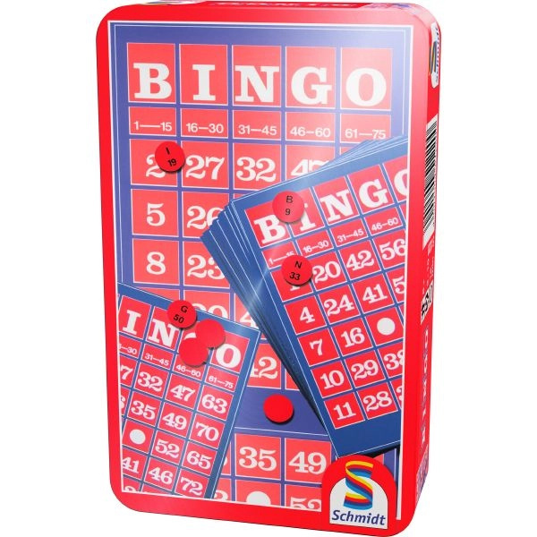 Schmidt Spiele Bingo v kovové krabičce