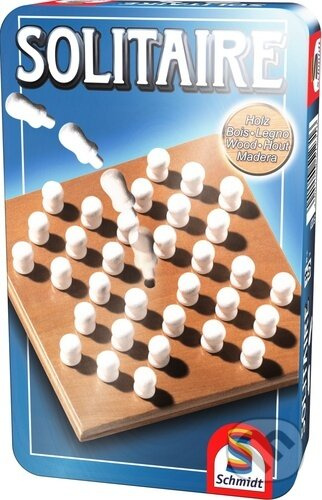 SCHMIDT Hra Solitaire v plechové krabičce