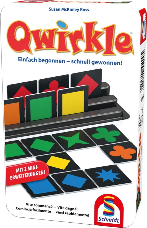 Schmidt Spiele Qwirkle – cestovní hra v kovové krabičce