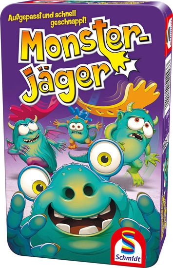 Schmidt Spiele Monsterjäger – cestovní hra v plechové krabičce - 1 kus
