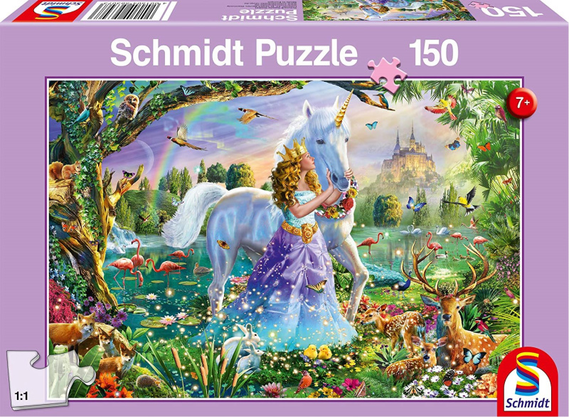 Schmidt Princezna s jednorožcem 150 dílků
