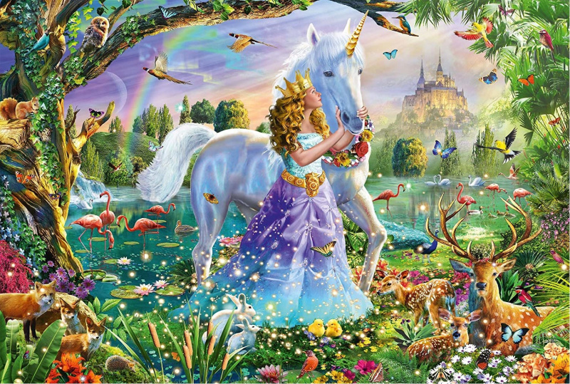 Schmidt Princezna s jednorožcem 150 dílků