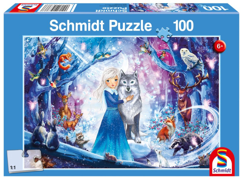 SCHMIDT Puzzle Princezna v zasněženém lese 100 dílků