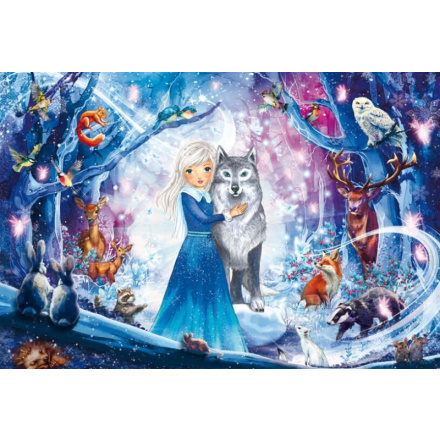 SCHMIDT Puzzle Princezna v zasněženém lese 100 dílků