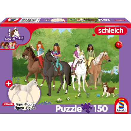 SCHMIDT Puzzle Schleich Výlet do přírody 150 dílků + figurka Schleich
