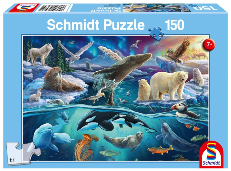 SCHMIDT Arktická zvířata 150 dílků